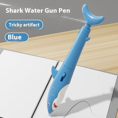 Shark Water Gun Pen Press Water Spray Ballpoint Pen