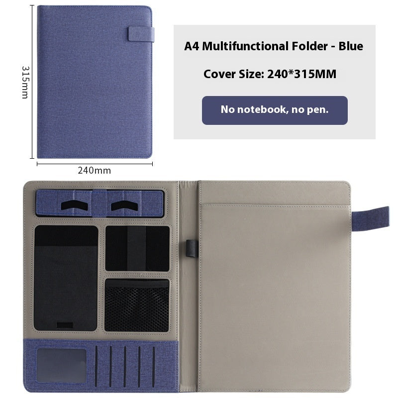Leather Business Multifunction A4 Fashion Folder