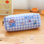 Bear Plaid Waterproof Storage Stationery Bag