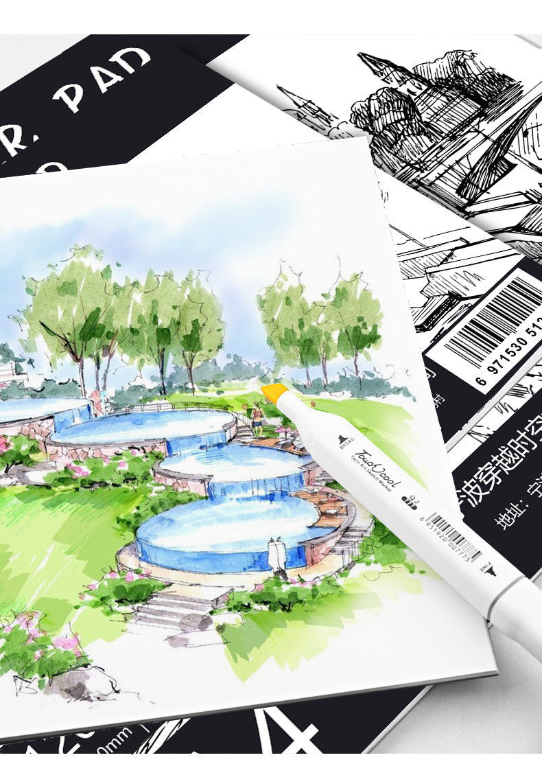 Marker Pen Special Art Painting Sketch A3 A4 Hand-painted Design Special Book