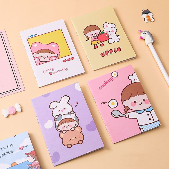 Korea Stationery Mini Notebook Kids Cartoon