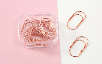 Simple Paper Clips Set Cultural And Creative Office Bookmark
