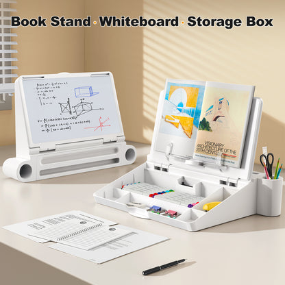 Multifunctional Reading Shelf Whiteboard With Organizer