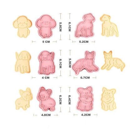 Dog Shaped Cookie Cutters Mold Biscuit Baking Tool
