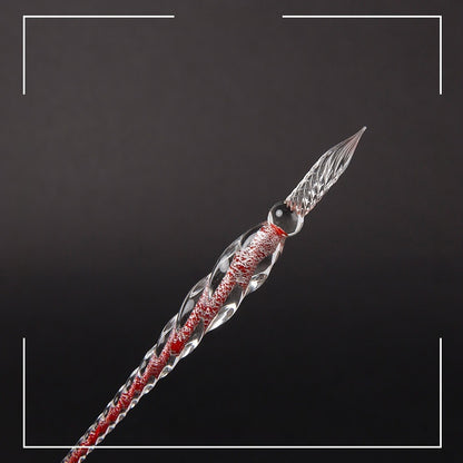 Dipped In Water Art Colored Ink Transparent Signature Crystal Pen