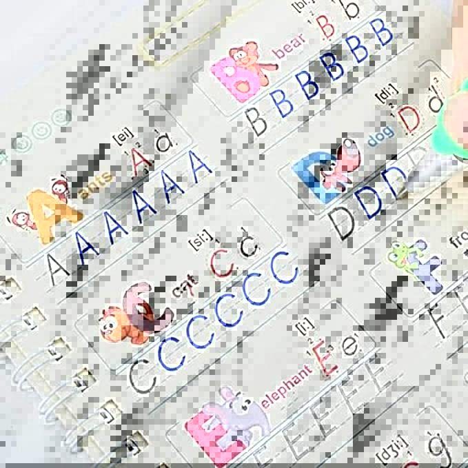 Hard Cover Magic Practice Writing Paste Painting Sketch Book