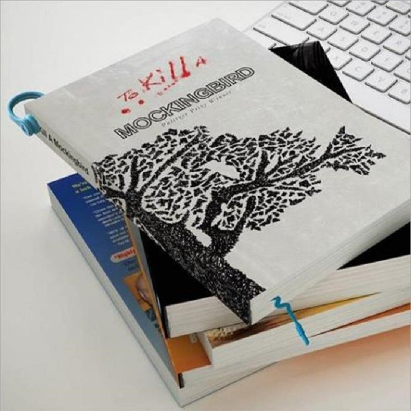 Peculiar Student Reading Book Page Folder