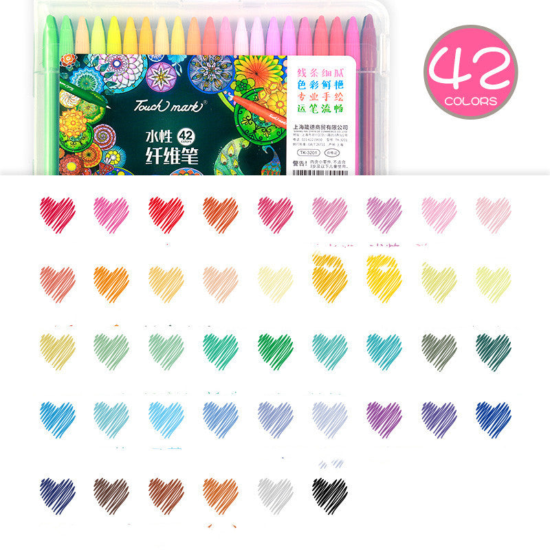 Touch mark water-based fiber pen hand account pen