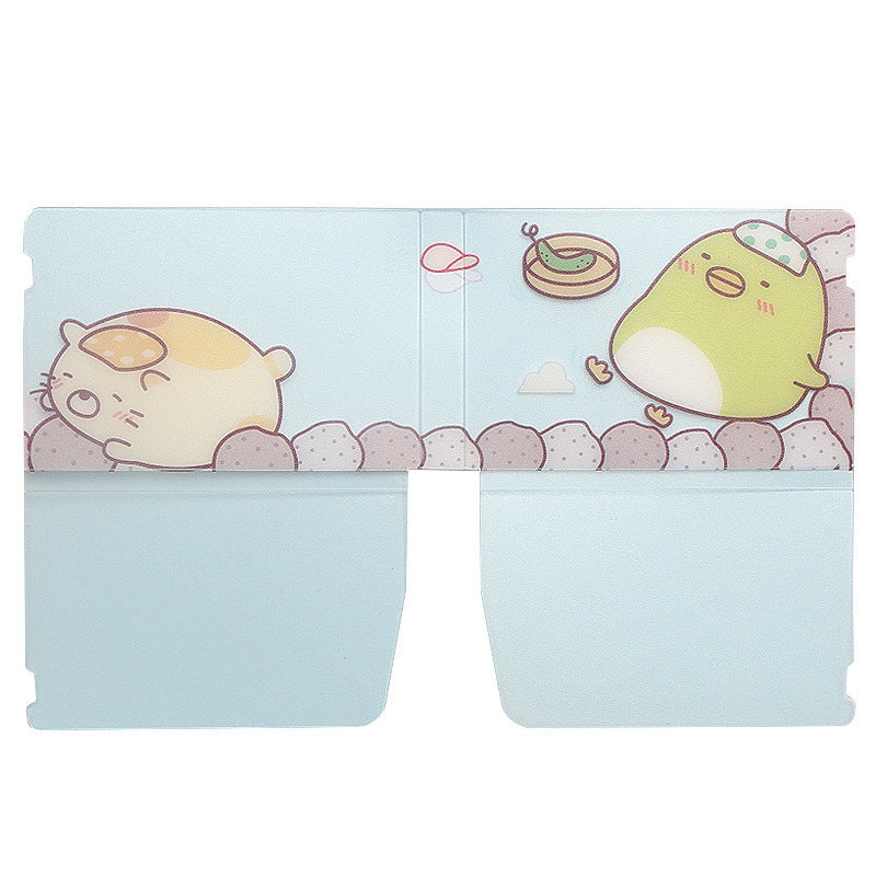 Folding mask storage folder