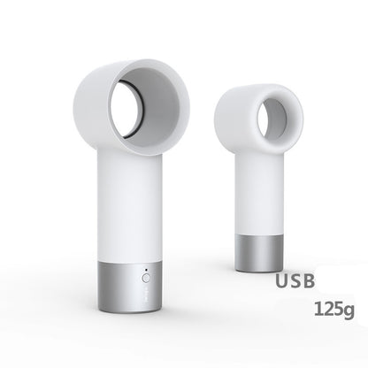 Portable mini bladeless fan safe handheld small fan