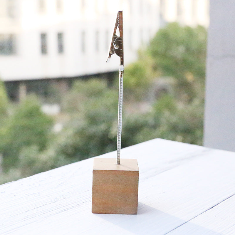 Color Log Square Message Wrought Iron Memo Folder