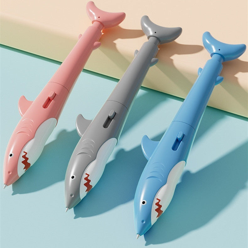 Shark Water Gun Pen Press Water Spray Ballpoint Pen