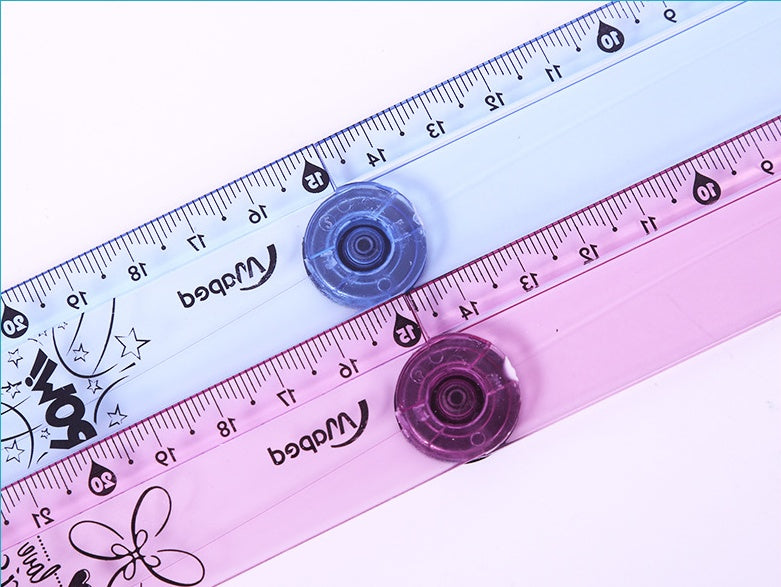 folding ruler 30cm widened rotary ruler