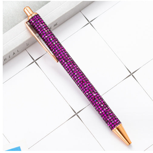 Press Pen Rhinestone Foreskin Student Stationery
