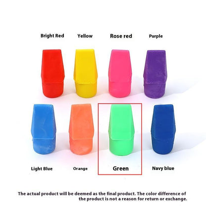 Color Knife Head Bullet Eraser Pencil Stub Eraser Student Torch Eraser Replacement