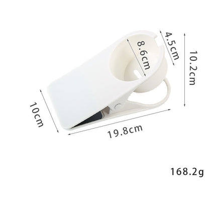 Multi-purpose Large Plastic Desk Cup Holder Tableside Storage Rack Bottle Desk Table Organizer