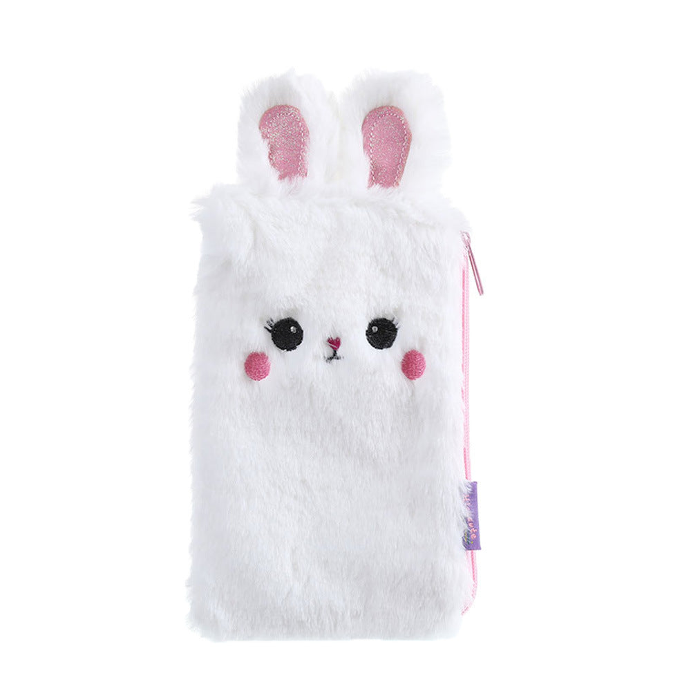 Stationery plush sundries storage bag