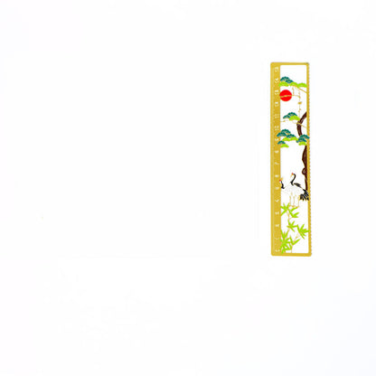 Ruler Metal Bookmark Drawing Straight Ruler