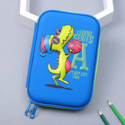 Hard shell waterproof multifunctional stationery box