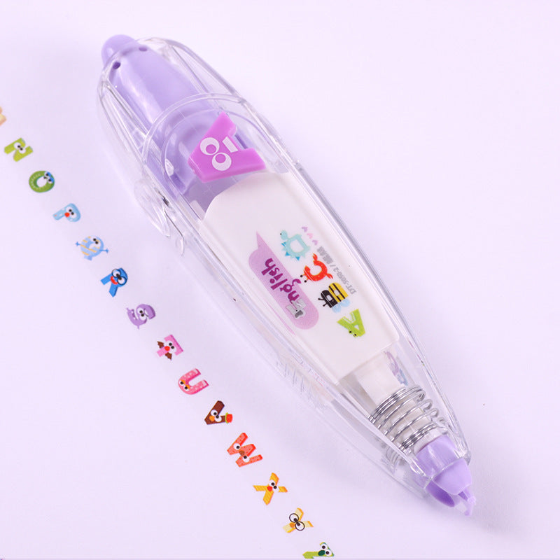 Creative Cartoon Push Correction Tape Stationery