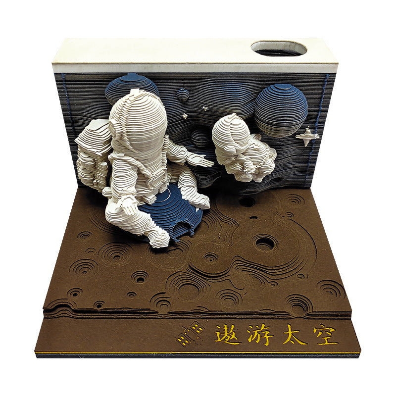 3d Stereo Notepad Calendar Paper Craft