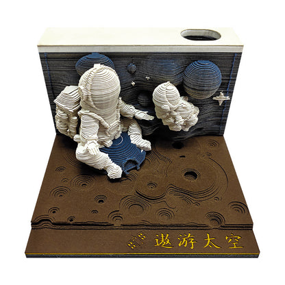 3d Stereo Notepad Calendar Paper Craft