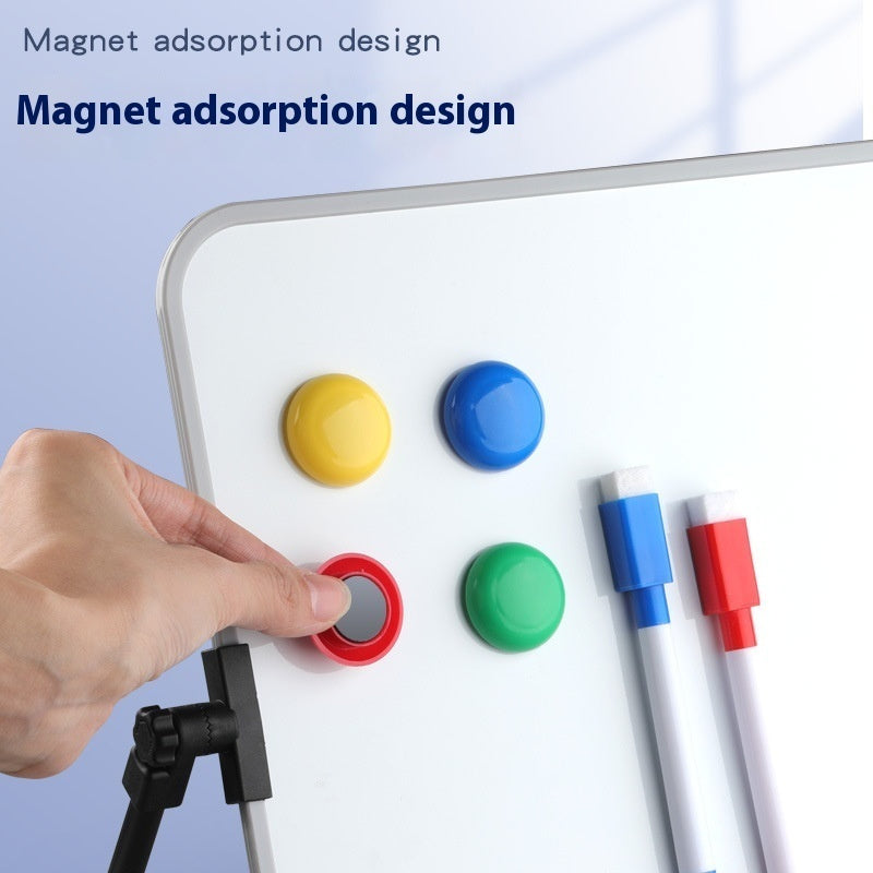 Double-sided Magnetic Small Blackboard Drawing Board Erasable Soft Edge Whiteboard Message Board