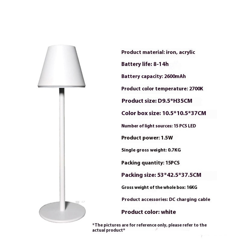 LED Charging Warm Light Decoration Creative Atmosphere Desk Lamp