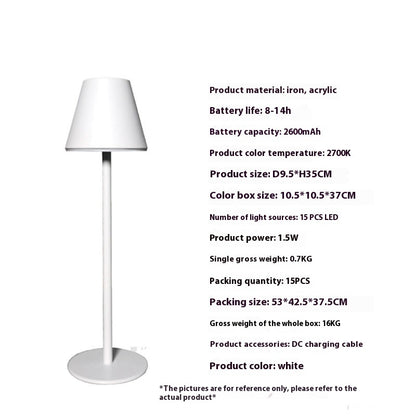 LED Charging Warm Light Decoration Creative Atmosphere Desk Lamp