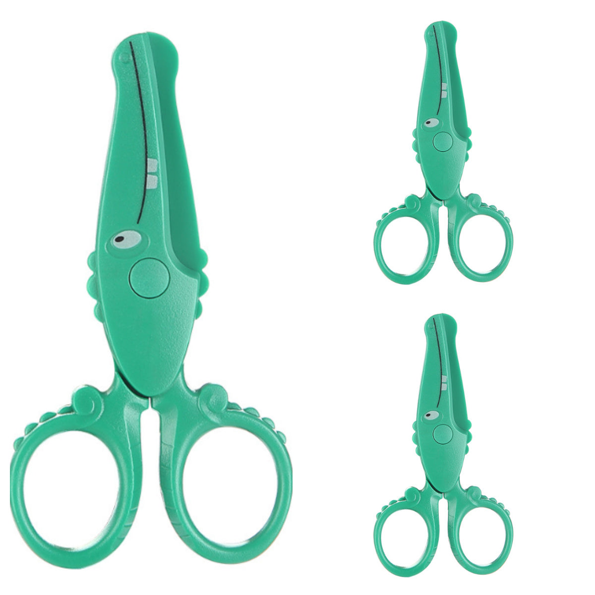 In Stock Children's Plastic Scissors Children's Safety Manual Scissor