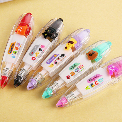 Creative Cartoon Push Correction Tape Stationery