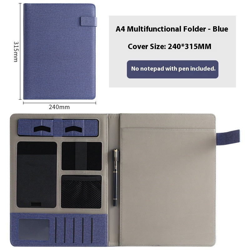 Leather Business Multifunction A4 Fashion Folder