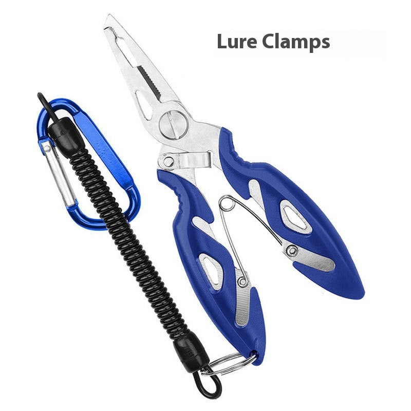 Stainless Steel Curved Mouth Lure Cable Cutters Safety Ring Opening Tools Lure Accessories