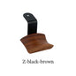 Solid wood headphone hanger