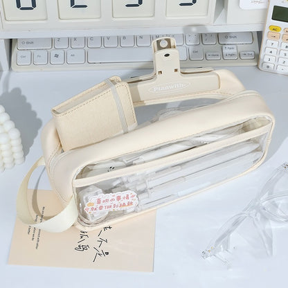 Transparent Large Capacity Visual Stationery Box