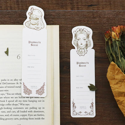 Boxed Paper Bookmark Creative Student Stationery