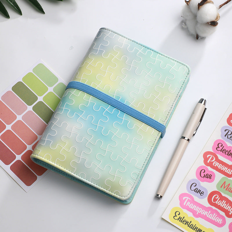 Macaron Loose Leaf Folder Ledger Notebook