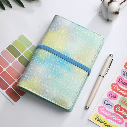 Macaron Loose Leaf Folder Ledger Notebook