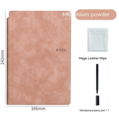 Leather Erasable Tiny Whiteboard Notebook