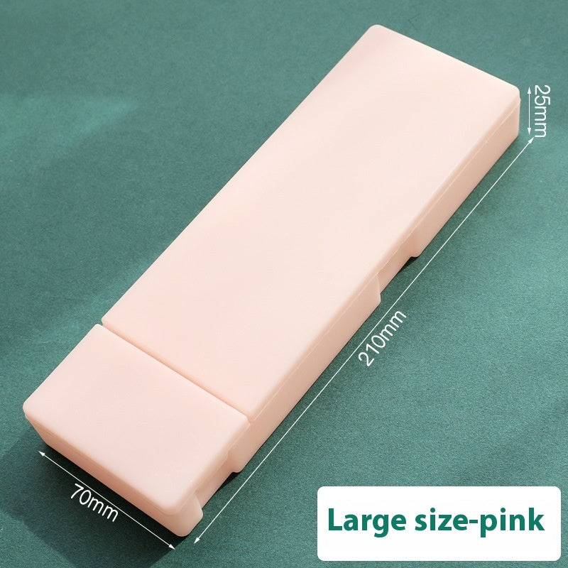 Simple Transparent Frosted Stationery Box