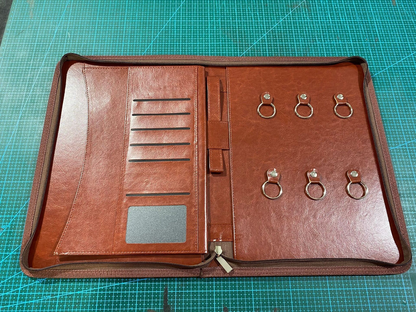 Real Estate Zipper Folder Turnover Key Case