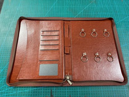 Real Estate Zipper Folder Turnover Key Case