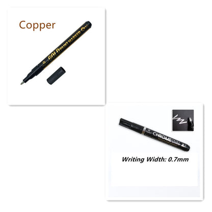 Mirror Pen Reflective Paint Metal Pen Chrome Plated