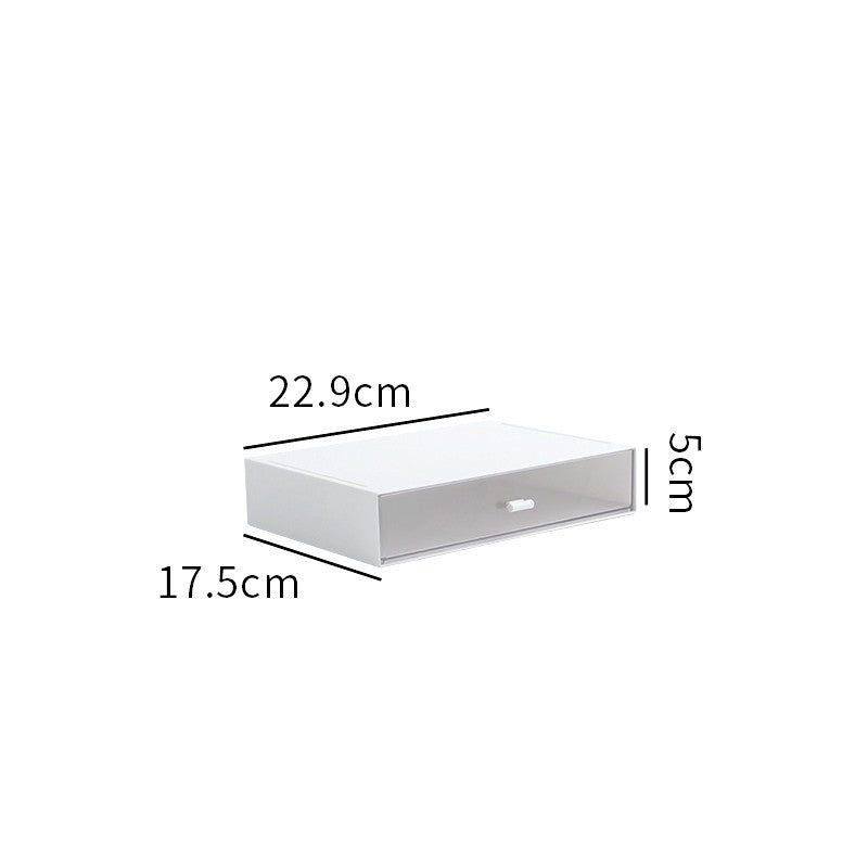 Drawer type stationery office storage box