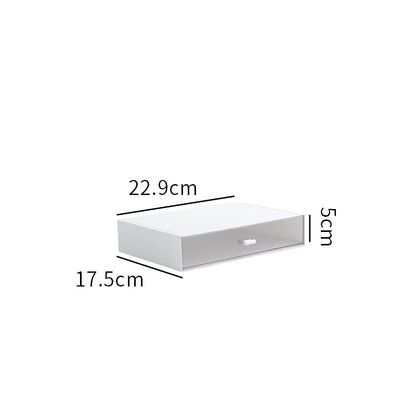 Drawer type stationery office storage box