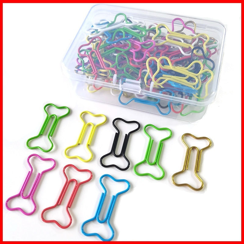 Creative Boxed Bone Paper Clips