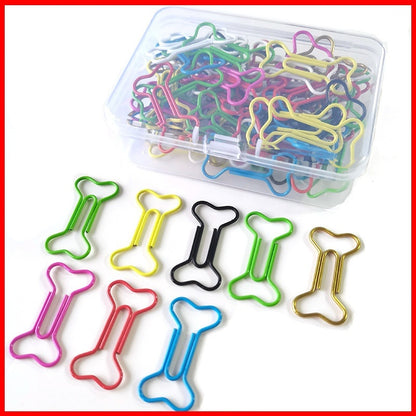 Creative Boxed Bone Paper Clips