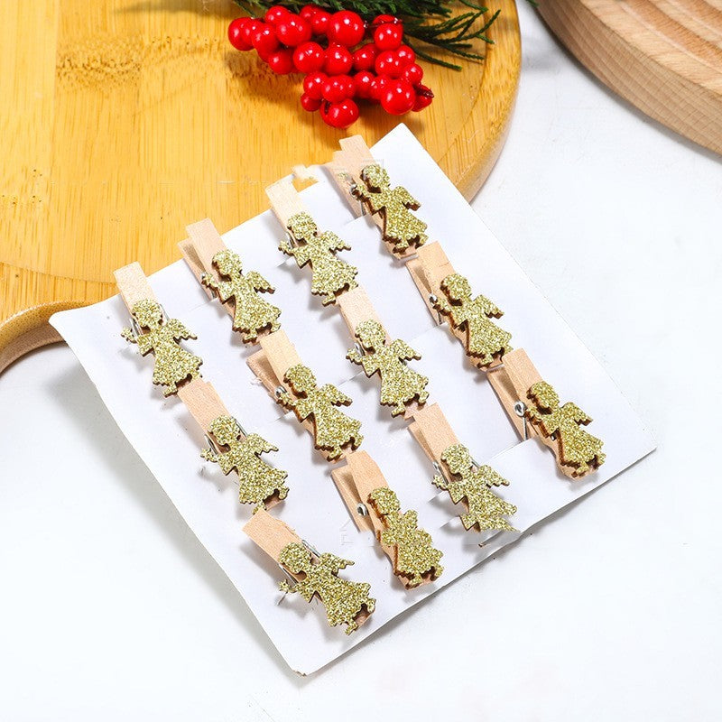 Christmas Decorative Wooden Photo Folder