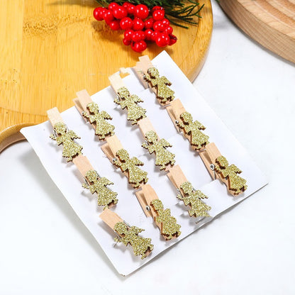 Christmas Decorative Wooden Photo Folder