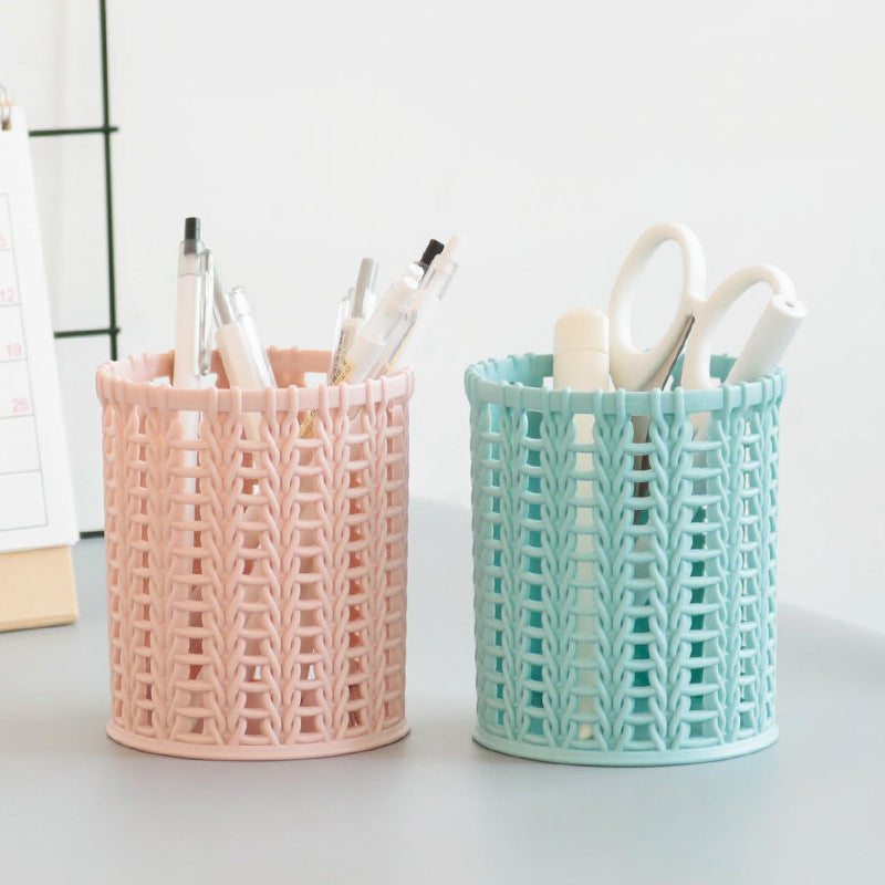 Stationery hollow small pen holder